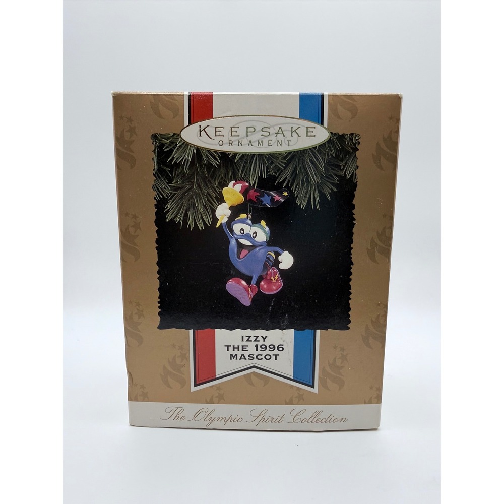 Hallmark‎ Keepsake Ornament Izzy The 1996 Mascot Olympic Spirit Collection